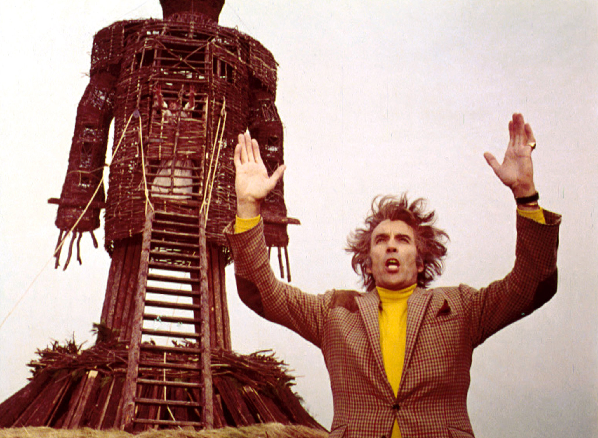 Christopher Lee in the Wicker Man